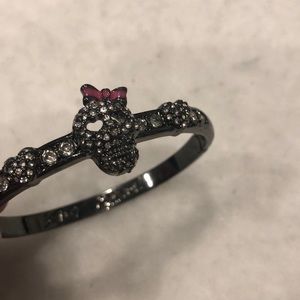 Metal Pink Skull Bracelet
